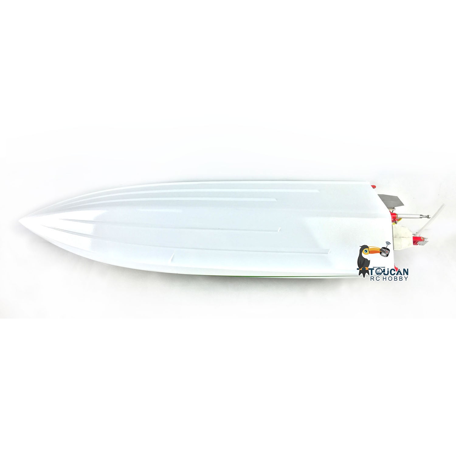 E36 Fiber Glass 2.4Ghz High Speed Electric RC Racing Boat - PNP with Motor, Servo & ESC (No Battery) - DIY Model 845x245x130mm - 75-80km/h - Perfect for Lakes, Ponds & Competitive RC Boat Racing