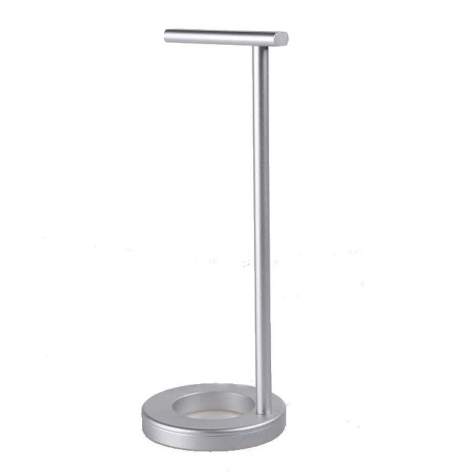 Premium Aluminum Alloy Headphone Stand with Anti-Slip Base - Durable Headset Holder & Hanger for Gaming, Office, and Home Use (Silver)