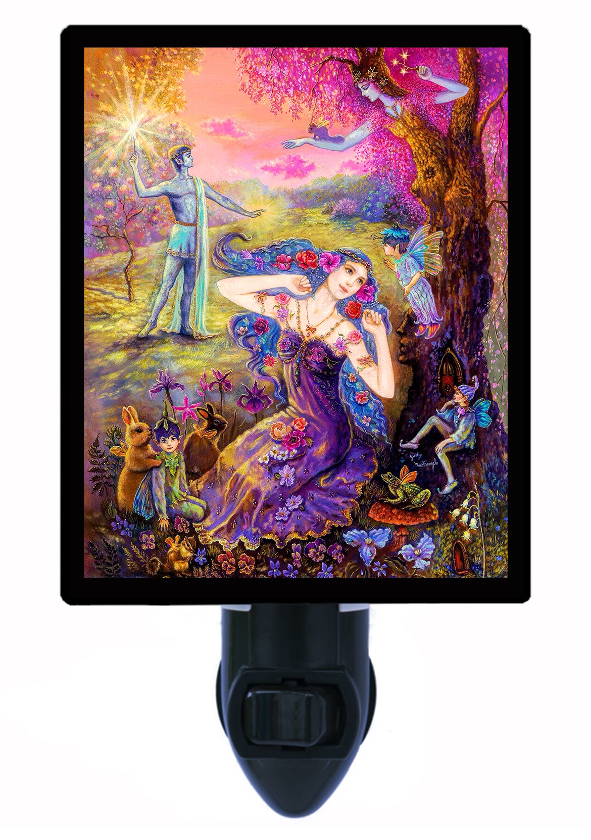 Fantasy Fairy LED Night Light for Kids & Adults - Spirit Guides Themed Bedroom Decor, Nursery Lamp, Gift for Fantasy Lovers - Perfect for Bedtime, Relaxation & Creating Magical Atmosphere