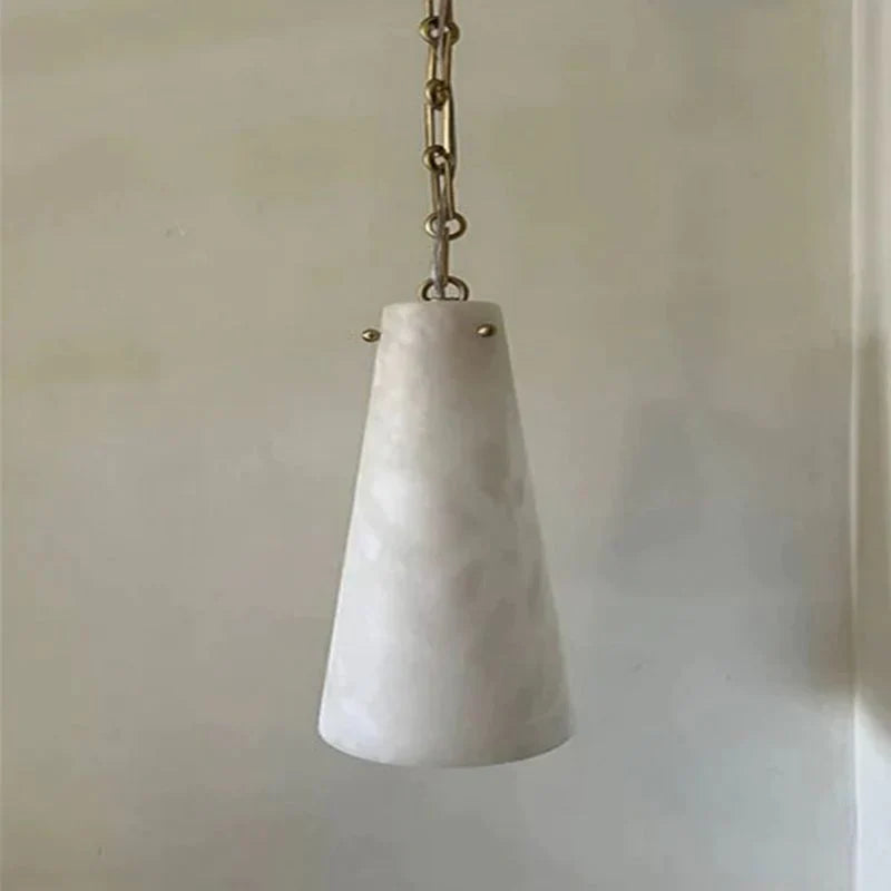 Cassie Alabaster Marble Modern 3-Light Pendant Light Fixture - Elegant Dining Room, Kitchen Island or Entryway Lighting