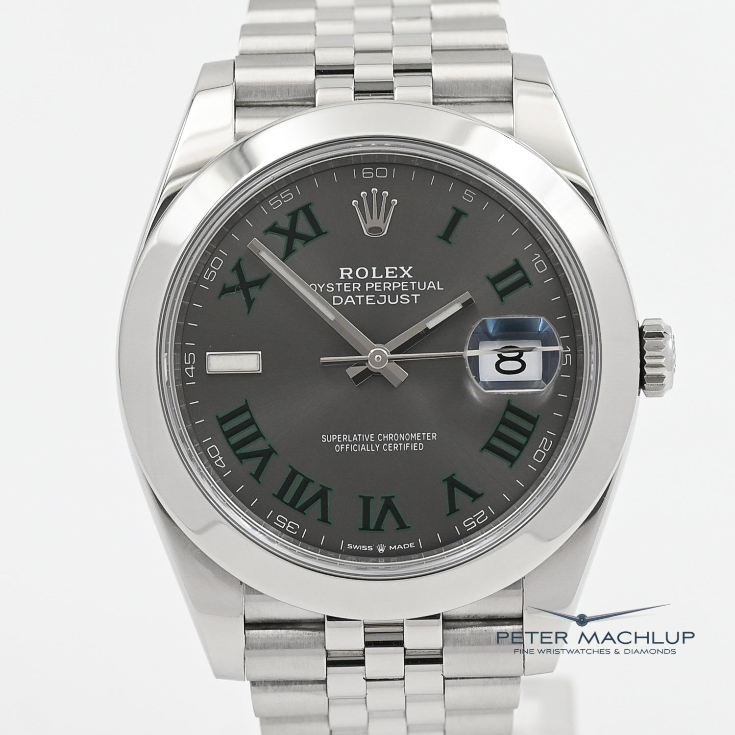 Rolex Datejust 41mm Stainless Steel Watch - 2021 Model | Luxury Automatic Timepiece for Men | Perfect for Business, Formal Events & Everyday Wear