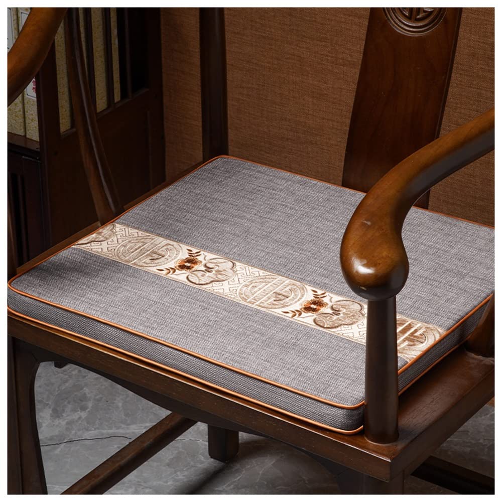 Premium Waterproof Leather Dining Chair Cushions - 1/2/4 Pack Non-Slip U-Shaped Kitchen Seat Pads, 40x44cm (Turmeric) for Comfortable Dining & Kitchen Use