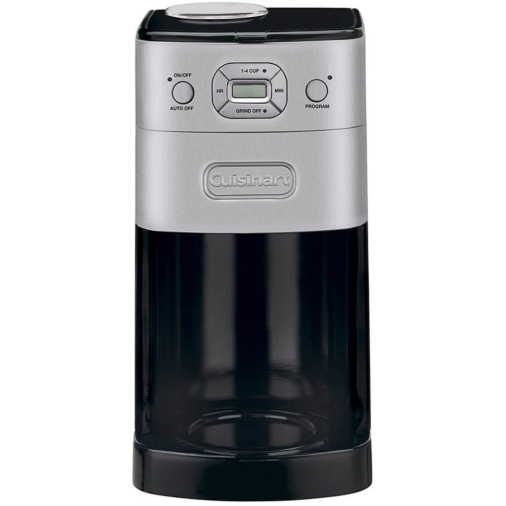 Cuisinart DGB-625BCFR 12-Cup Grind & Brew Automatic Coffee Maker with Fresh Bean Grinder - Black (Renewed) | Perfect for Home, Office & Entertaining