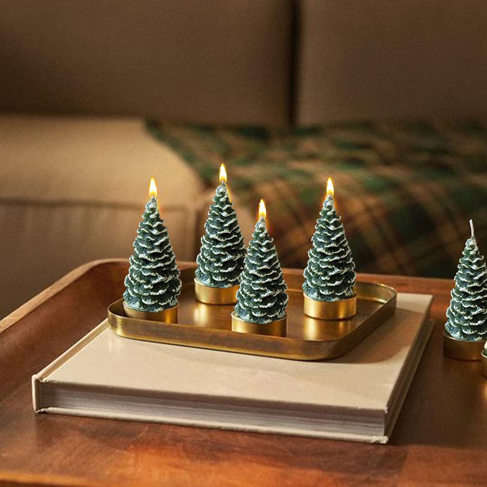 Christmas Tree Scented Candle - 1 Pack Relaxing Holiday Aroma for Home, Gifts for Women (Birthday, Housewarming, Wedding, Easter) | Perfect for Festive Decor, Cozy Evenings & Stress Relief