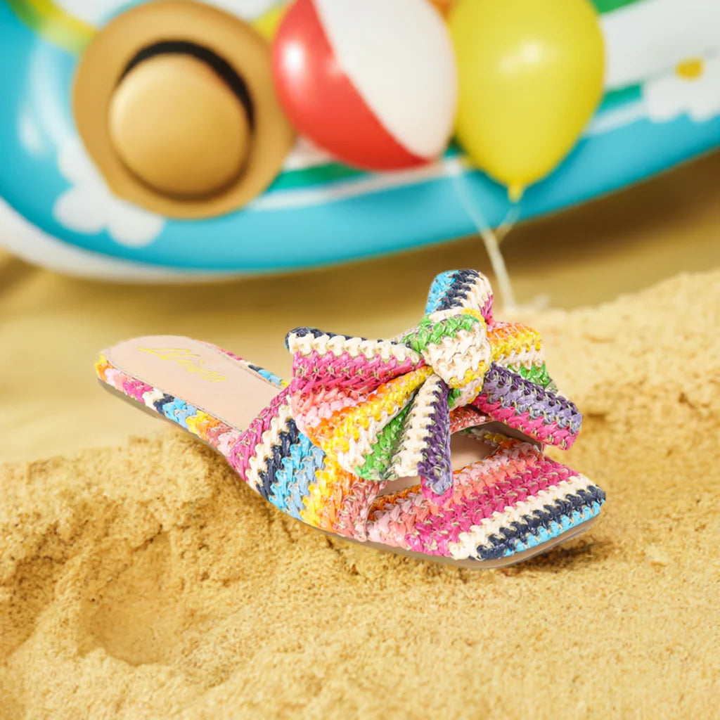 Shaniya Comfortable Slide Sandals for Women - Soft Cushion Summer Beach Flip Flops - Perfect for Poolside, Vacation, and Casual Wear