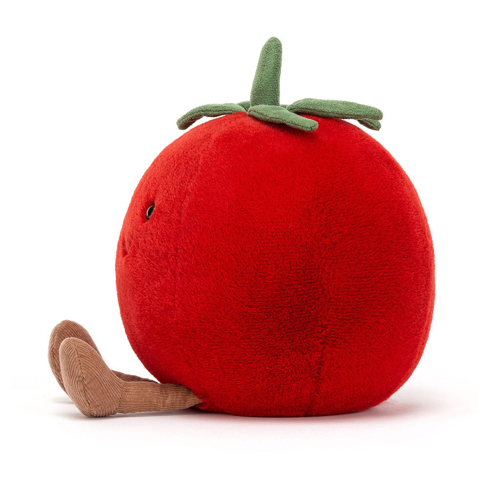 Amuseables Tomato Plush Toy - Cute & Soft Stuffed Tomato for Kids & Adults - Perfect for Stress Relief, Home Decor, and Gifts