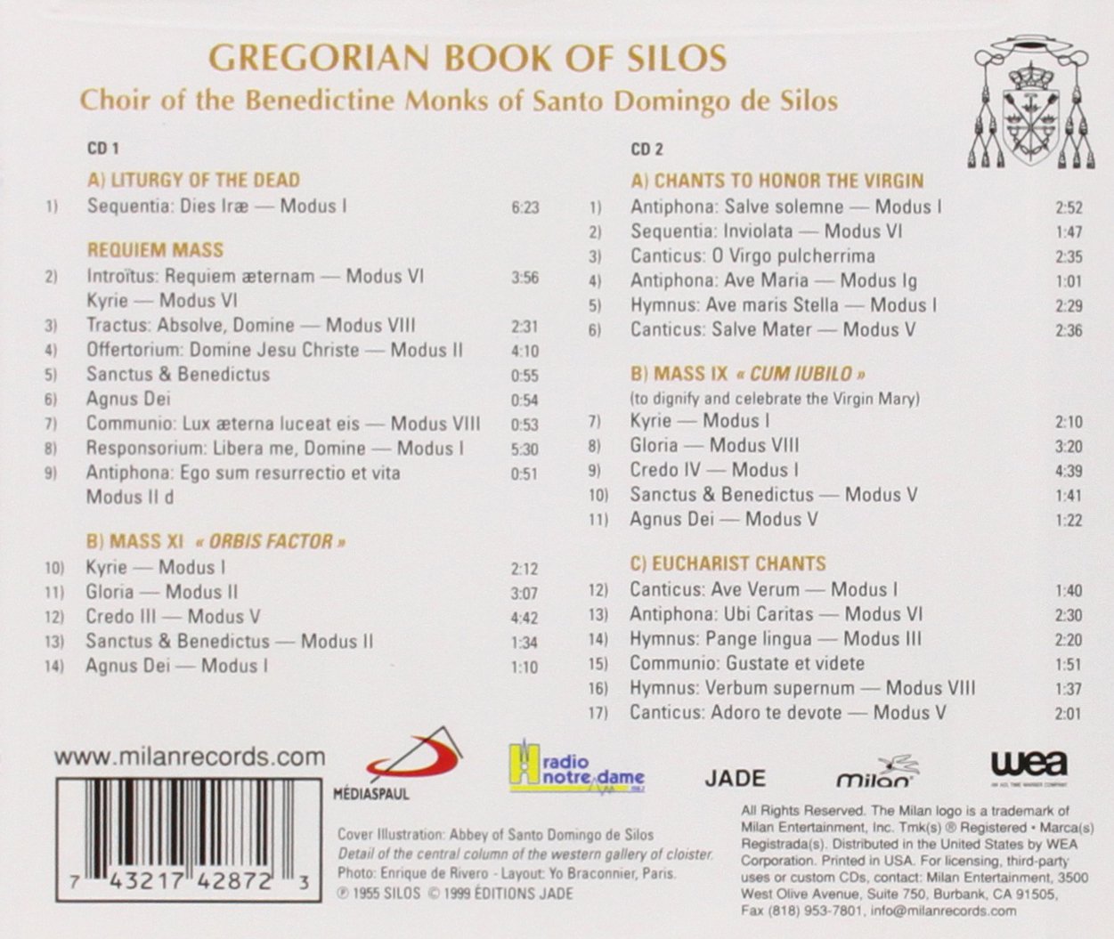Gregorian Book of Silos - Medieval Spanish Manuscript Reproduction | Perfect for History Buffs, Religious Studies & Home Decor