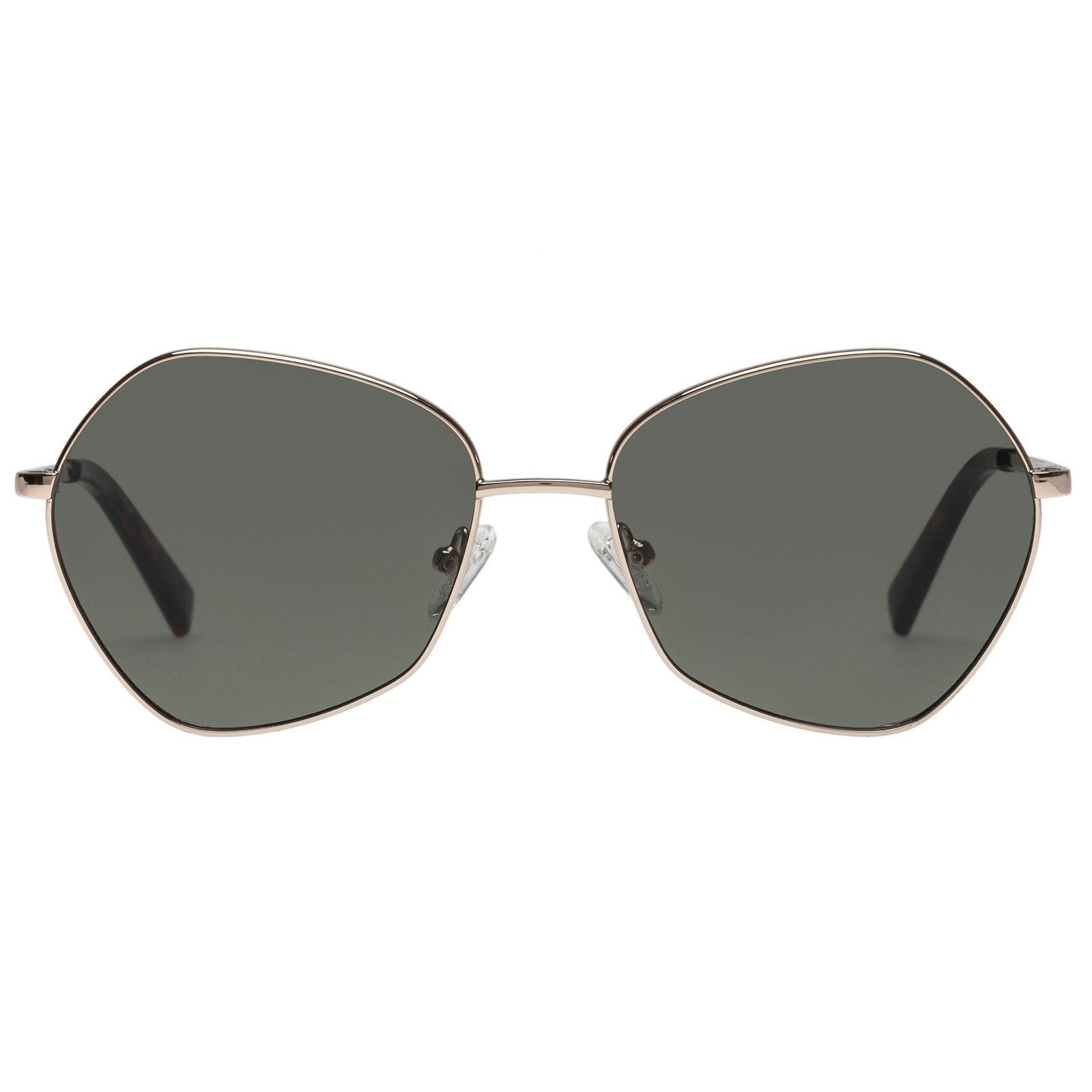 Escadrille Sunglasses for Women & Men - Bright Gold Frame UV Protection - Perfect for Beach, Driving & Outdoor Activities
