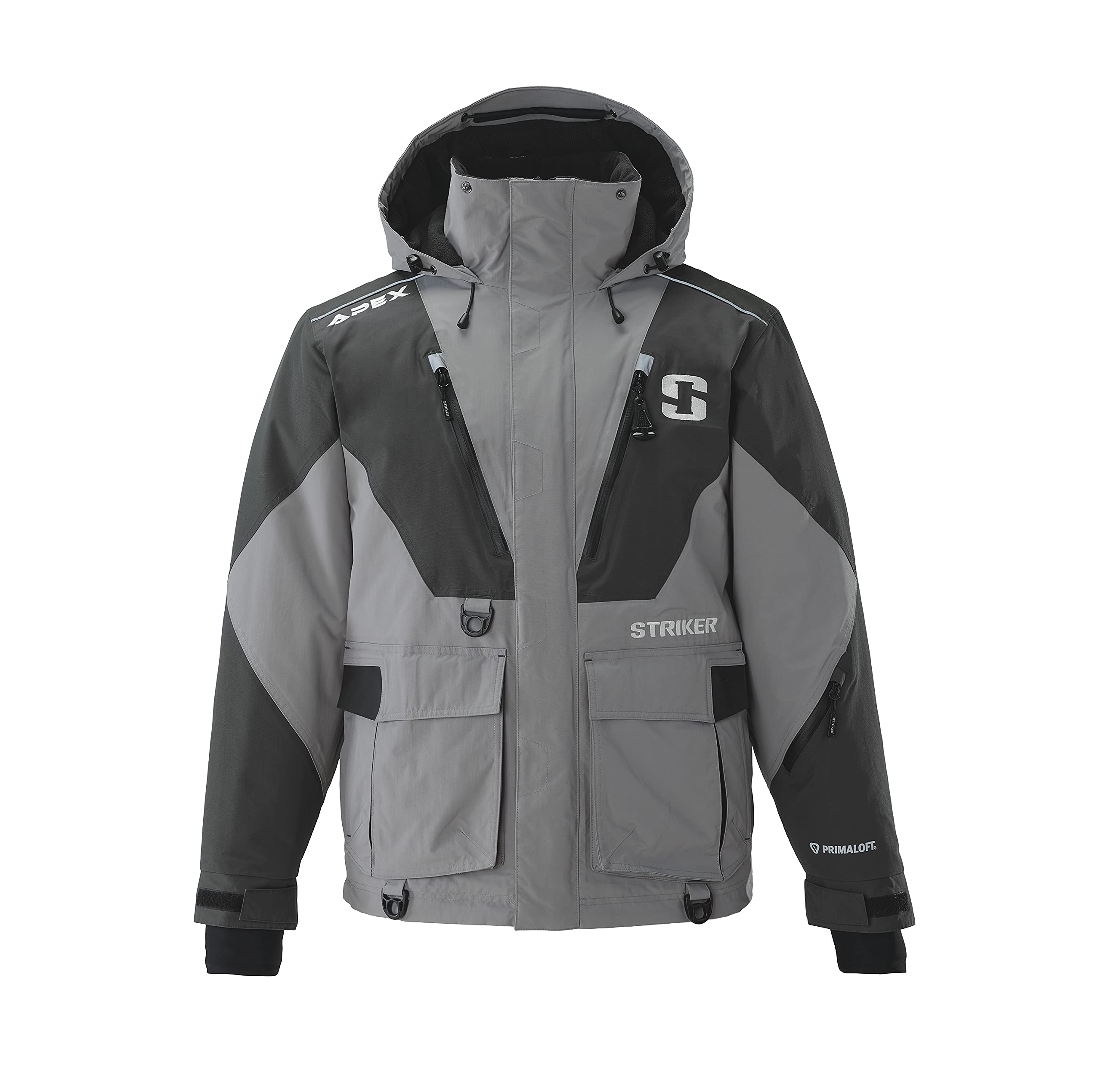 Striker Men's Apex Lightweight Insulated Ice Fishing Jacket - Waterproof, Breathable with Sureflote Flotation Technology - Perfect for Winter Fishing, Hunting & Outdoor Adventures