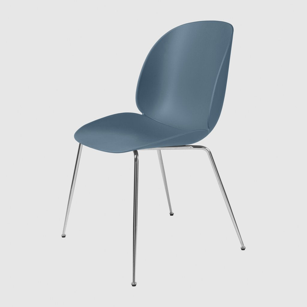 BEETLE DINING CHAIR - Modern Unupholstered Design with Conic Base - Perfect for Kitchen, Dining Room & Restaurant Settings