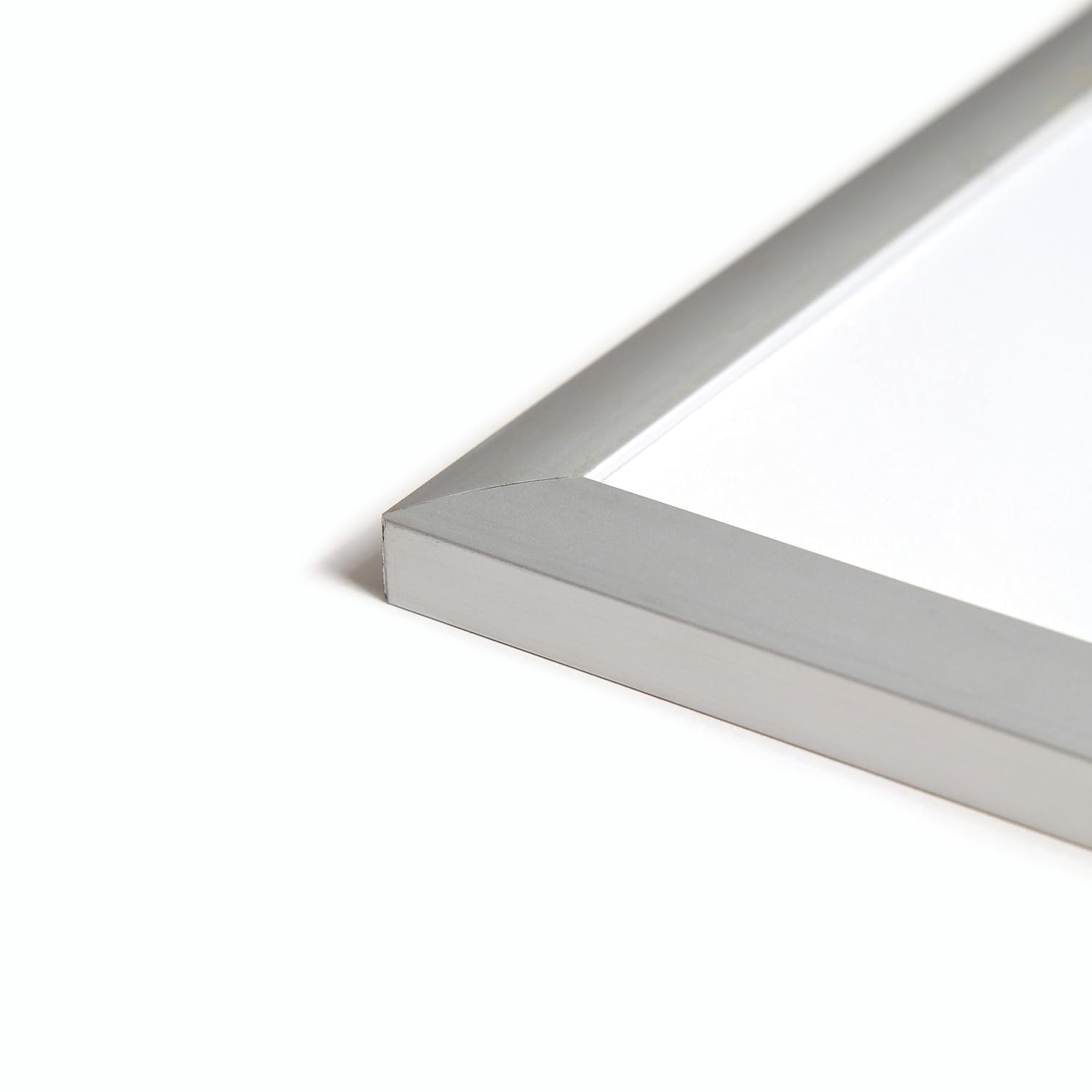 U Brands Magnetic Dry Erase Board with Aluminum Frame - 96
