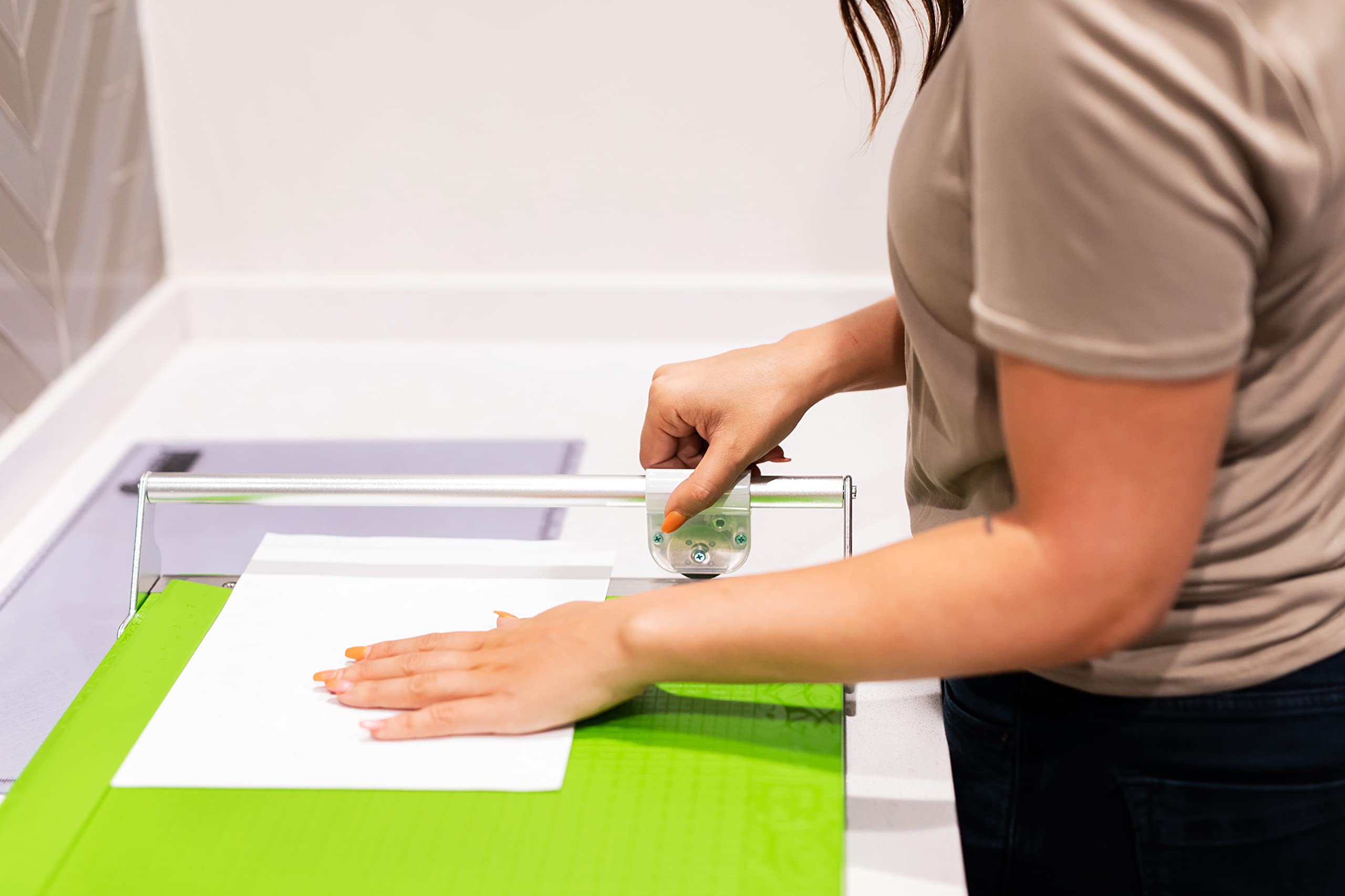 CutterPillar Pro ABS Paper Trimmer - 12 Inch Heavy Duty Guillotine Paper Cutter for Office, School, Crafting & Scrapbooking - Perfect for Cutting Cardstock, Photos & Documents