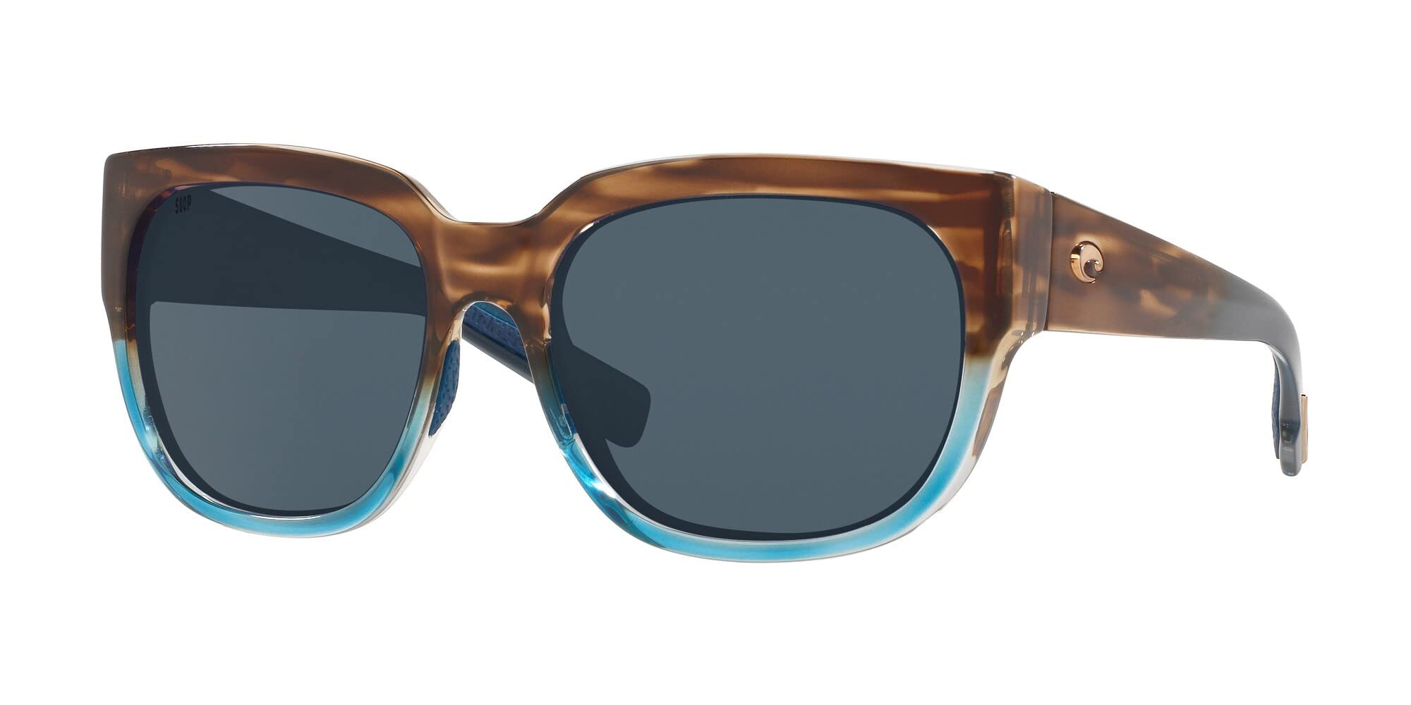 Costa Del Mar Women's Waterwoman 2 Square Polarized Sunglasses UV Protection for Outdoor Activities, Beach, Fishing & Driving