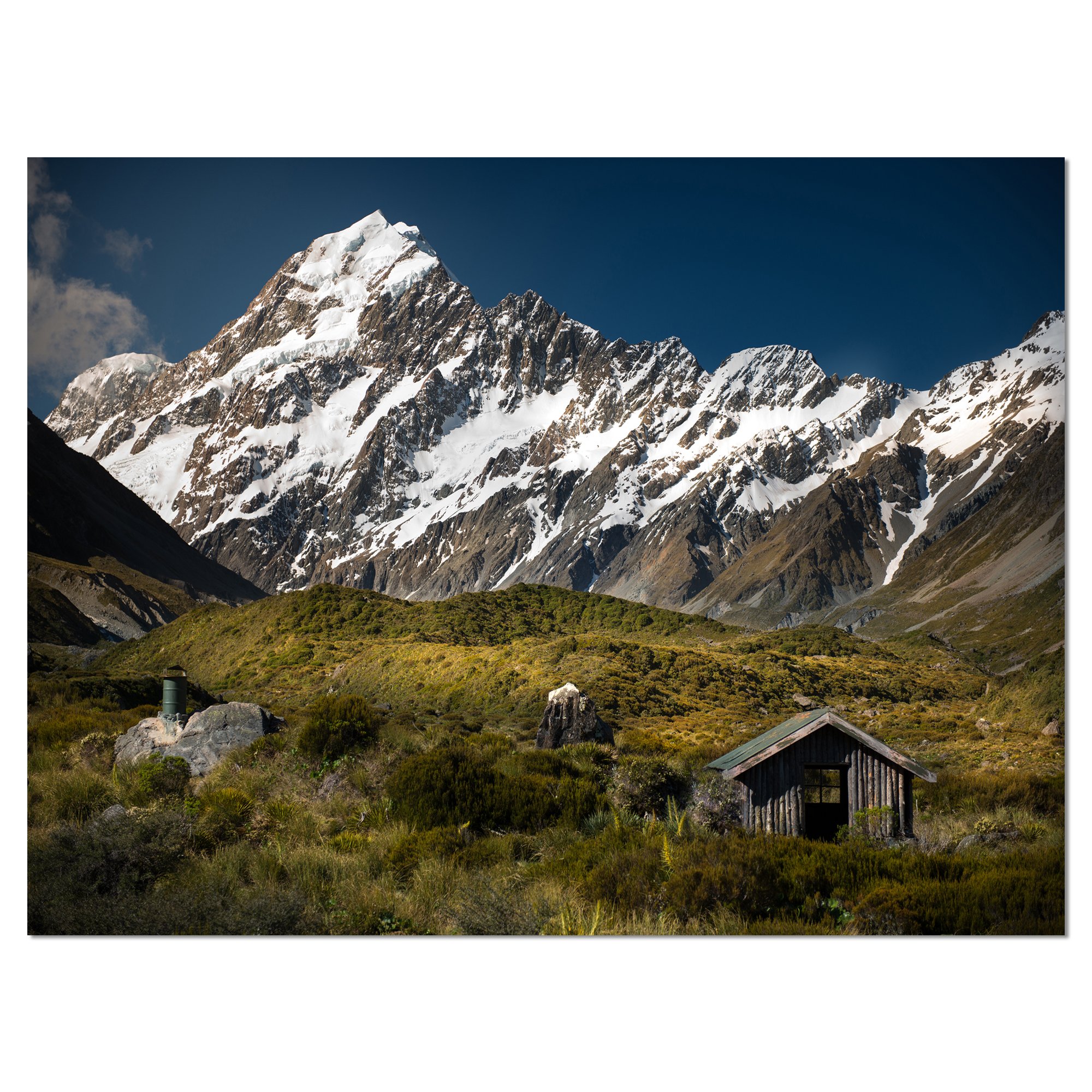Foggy Mountains and Valley Landscape Canvas Print - Stunning Nature Wall Art for Living Room, Bedroom & Office Decor