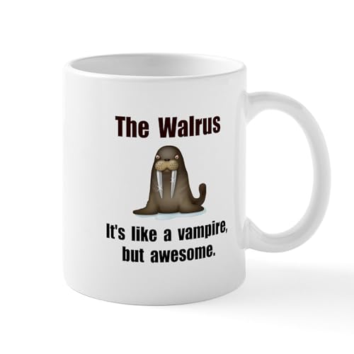 White - Walrus Vampire Mug