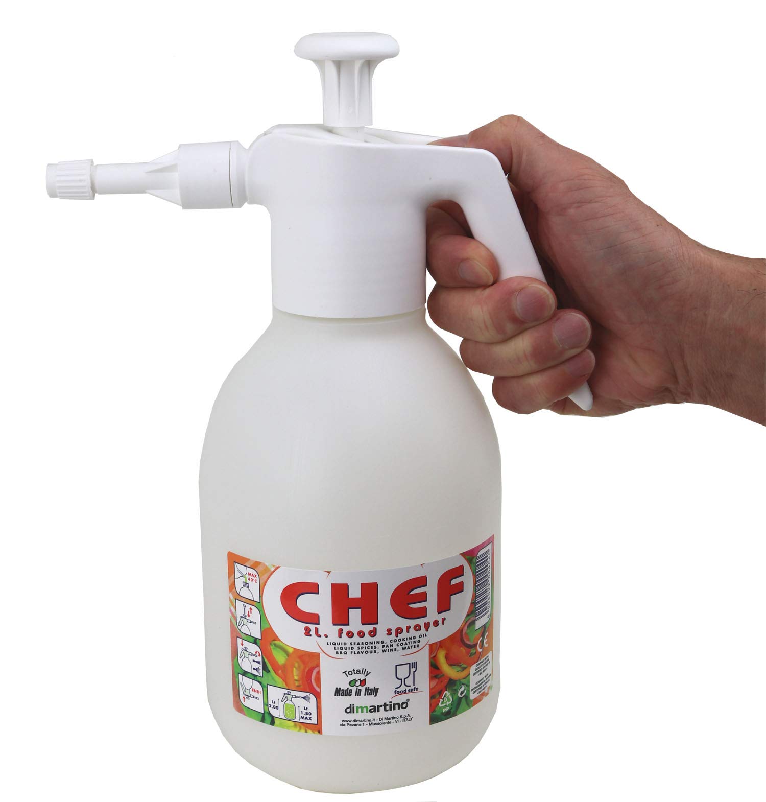 **BPA-Free Food Grade Sprayer Pump 2L (67 oz) - Safe for Water, Juice, Vinegar, Liquor, Beer, Milk & Wine - Perfect for Kitchen, Bar, Brewing & DIY (3-Pack)**