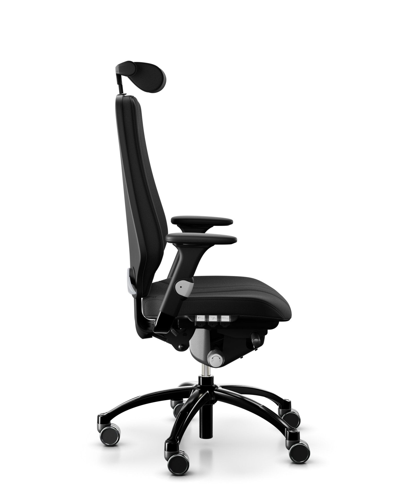 RH Logic 400/3559 Elite Ergonomic Office Chair - Adjustable Lumbar Support & Breathable Fabric in Black (Model NEX13) | Perfect for Home Office, Gaming & Workspace Comfort