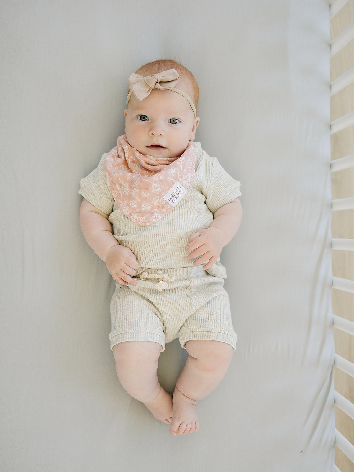 Organic Bamboo Crib Sheet - Soft, Stretchy & Breathable Baby Crib Fitted Sheet for Safe & Comfortable Sleep - Perfect for Nursery, Daycare & Travel