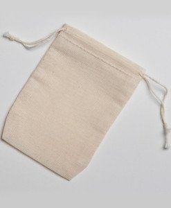 Premium 100% Cotton Muslin Drawstring Bags - 250pcs Small 2.75x4 Reusable Tea Bags & Jewelry Gift Pouches - Natural Hem Spice Sachets - Made in USA - Perfect for DIY Crafts, Wedding Favors & Herbal Storage