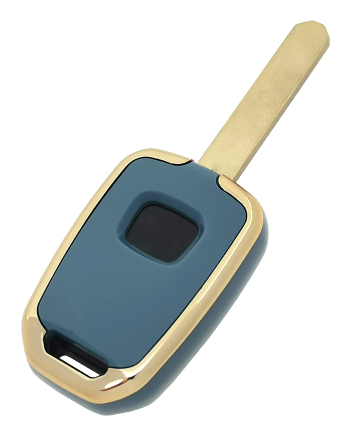 Premium Key Fob Cover Case for Honda Accord Civic CR-V HR-V - Durable Remote Key Holder Skin Protector with Keyless Entry Sleeve - Car Accessories (Blue) | Perfect for Everyday Use, Travel & Key Protection
