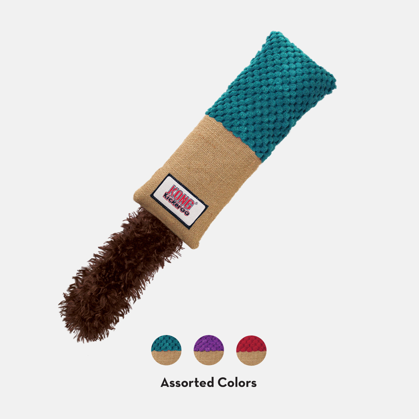 KONG Assorted Kickeroo Cuddler - Durable Cat Toy for Play & Comfort - Perfect for Kittens & Adult Cats - Interactive Play & Stress Relief for Indoor Pets