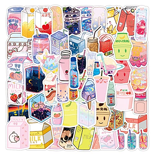 Cartoon Drinks Stickers