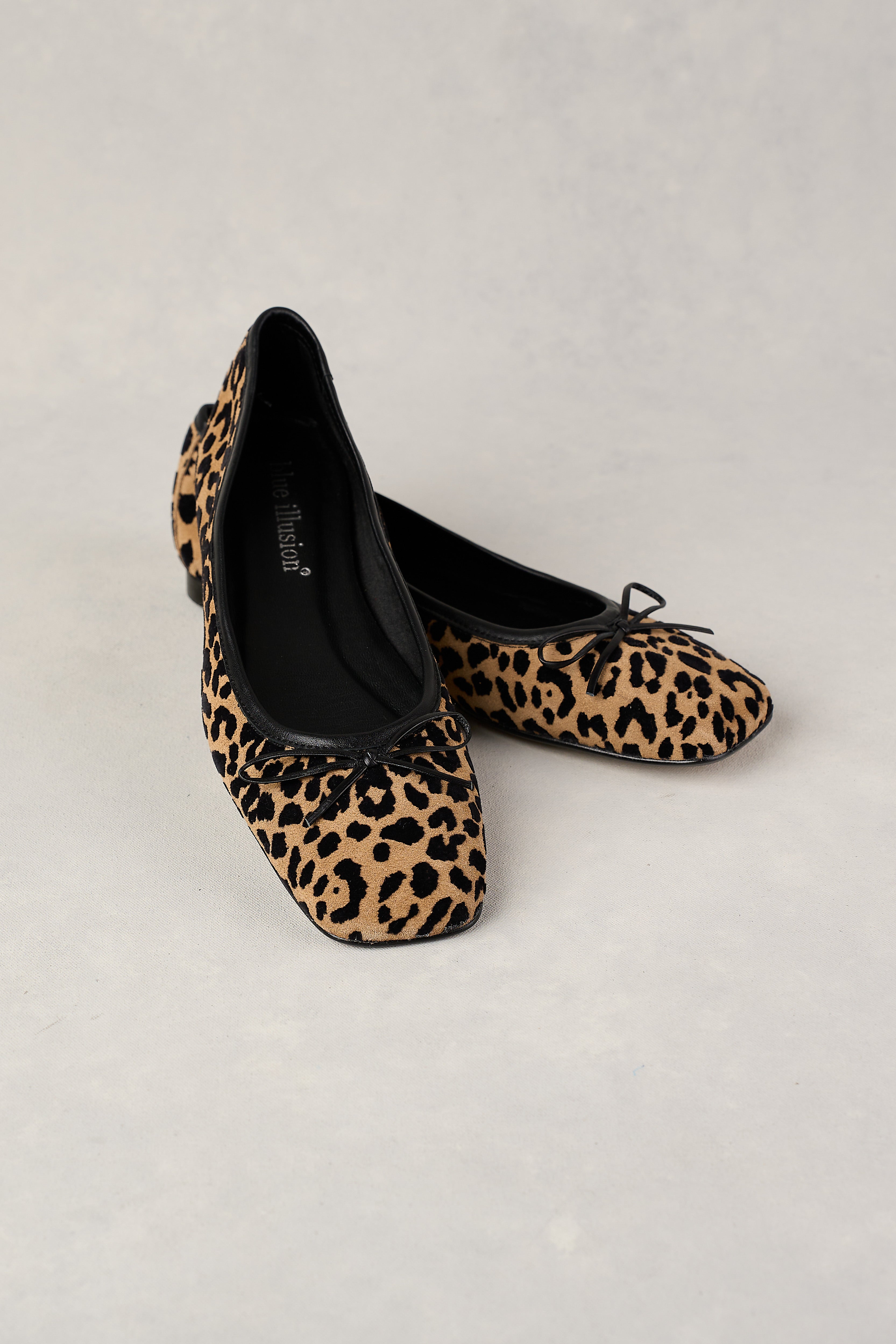 Leo Ballet Flats for Women - Leopard Print Slip-On Shoes | Comfortable & Stylish for Casual Wear, Office, and Dance