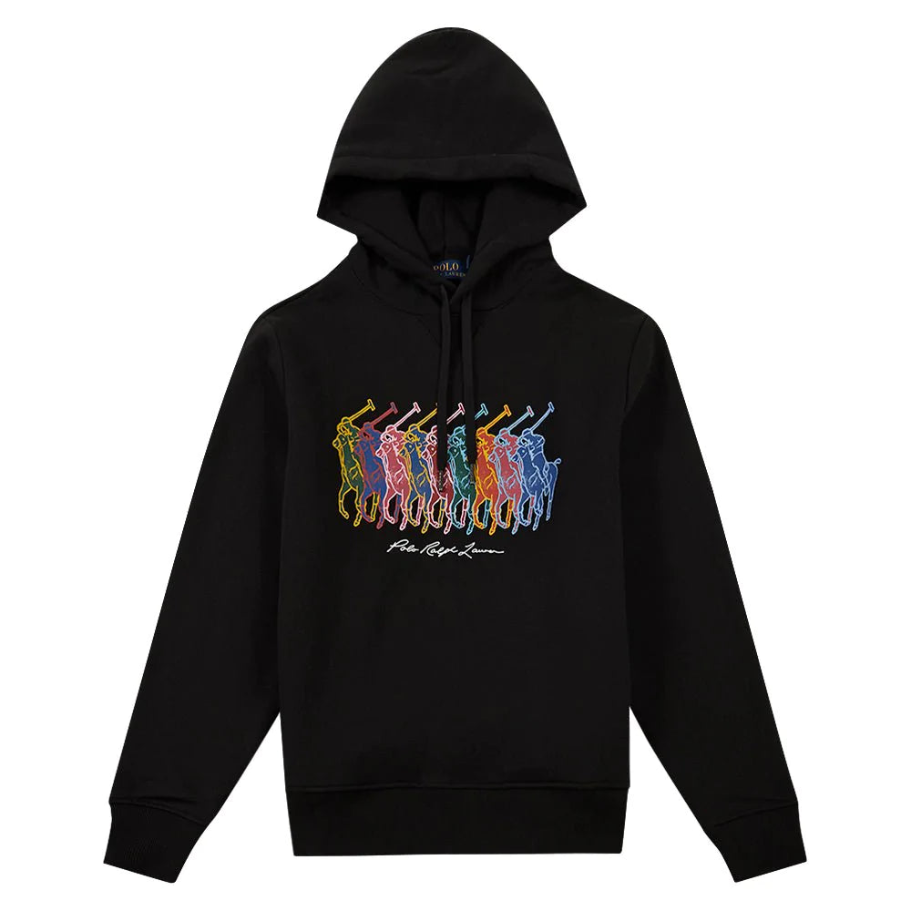 Big Pony Fleece Hoodie for Men & Women - Soft & Warm Winter Pullover with Kangaroo Pocket - Perfect for Outdoor Activities, Casual Wear & Lounge