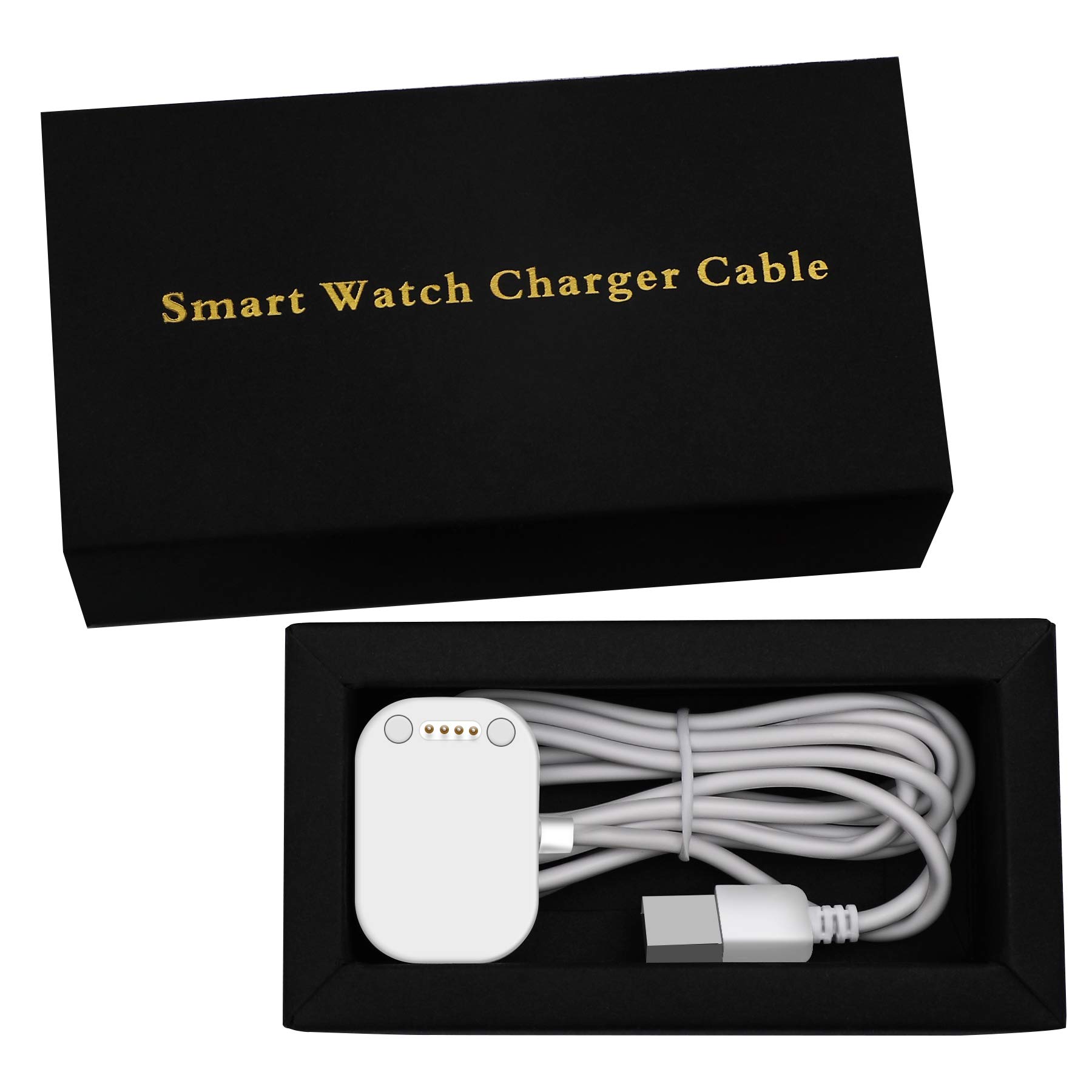 Gizmo Watch Charger Dock - 5ft Cable, White (Gizmo 1/Care Smart Watch) for Kids Wearables