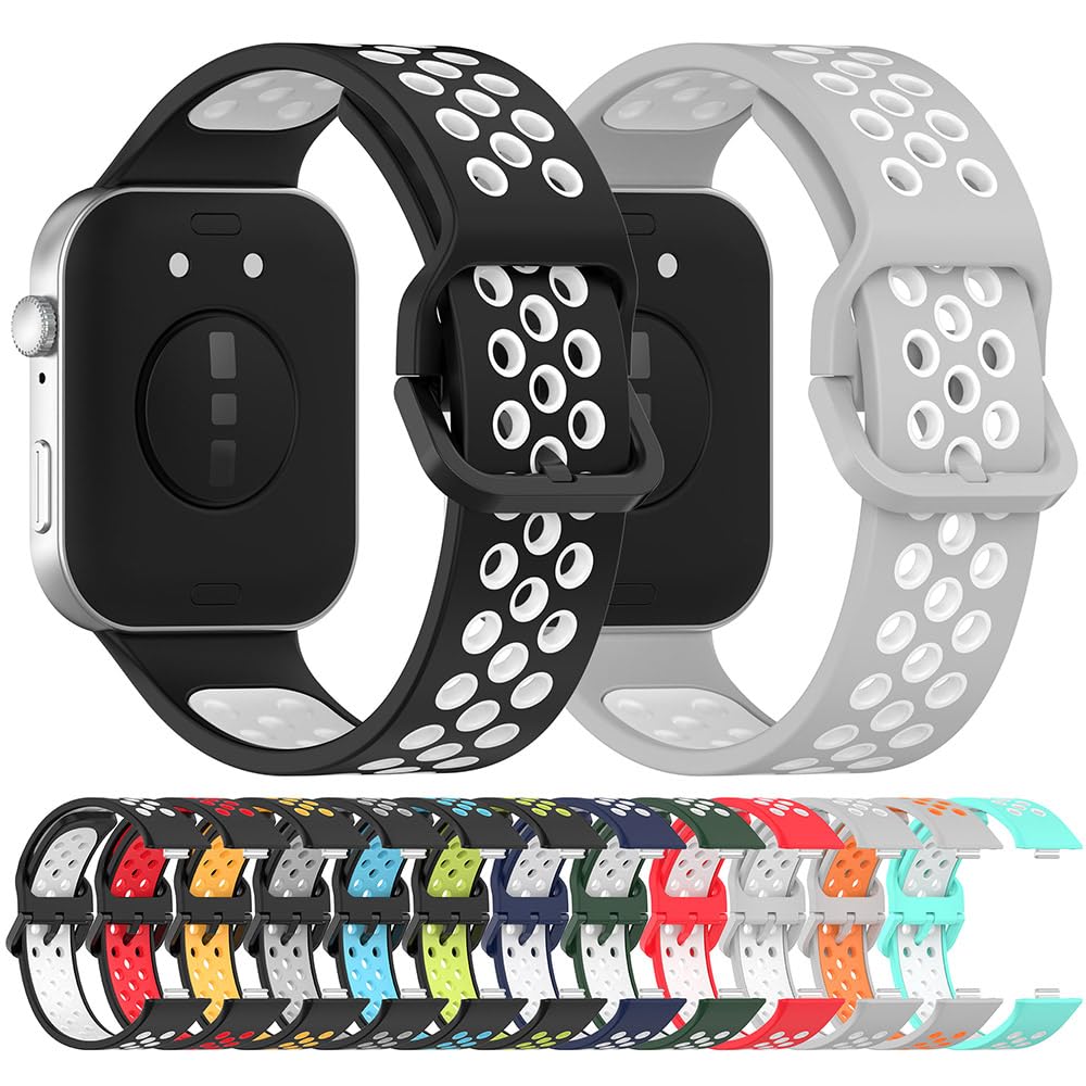 AISPORTS Silicone Replacement Band for Huawei Watch Fit 3 - Soft, Flexible & Breathable Watch Strap with Metal Buckle - Compatible with Huawei Watch Fit 3 for Men & Women - Perfect for Sports, Workouts & Everyday Wear