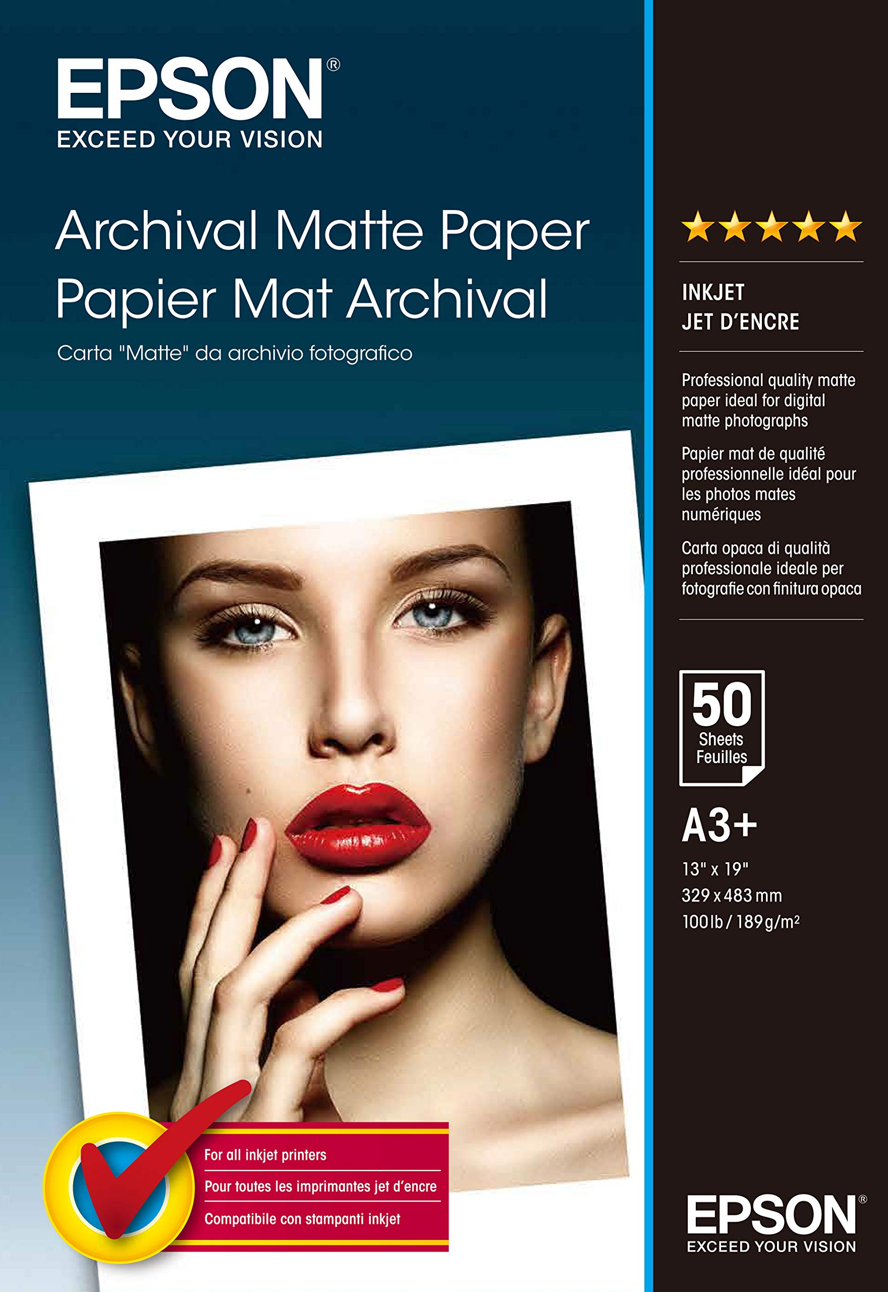 Epson Archival Matte Paper - Super B Size (13