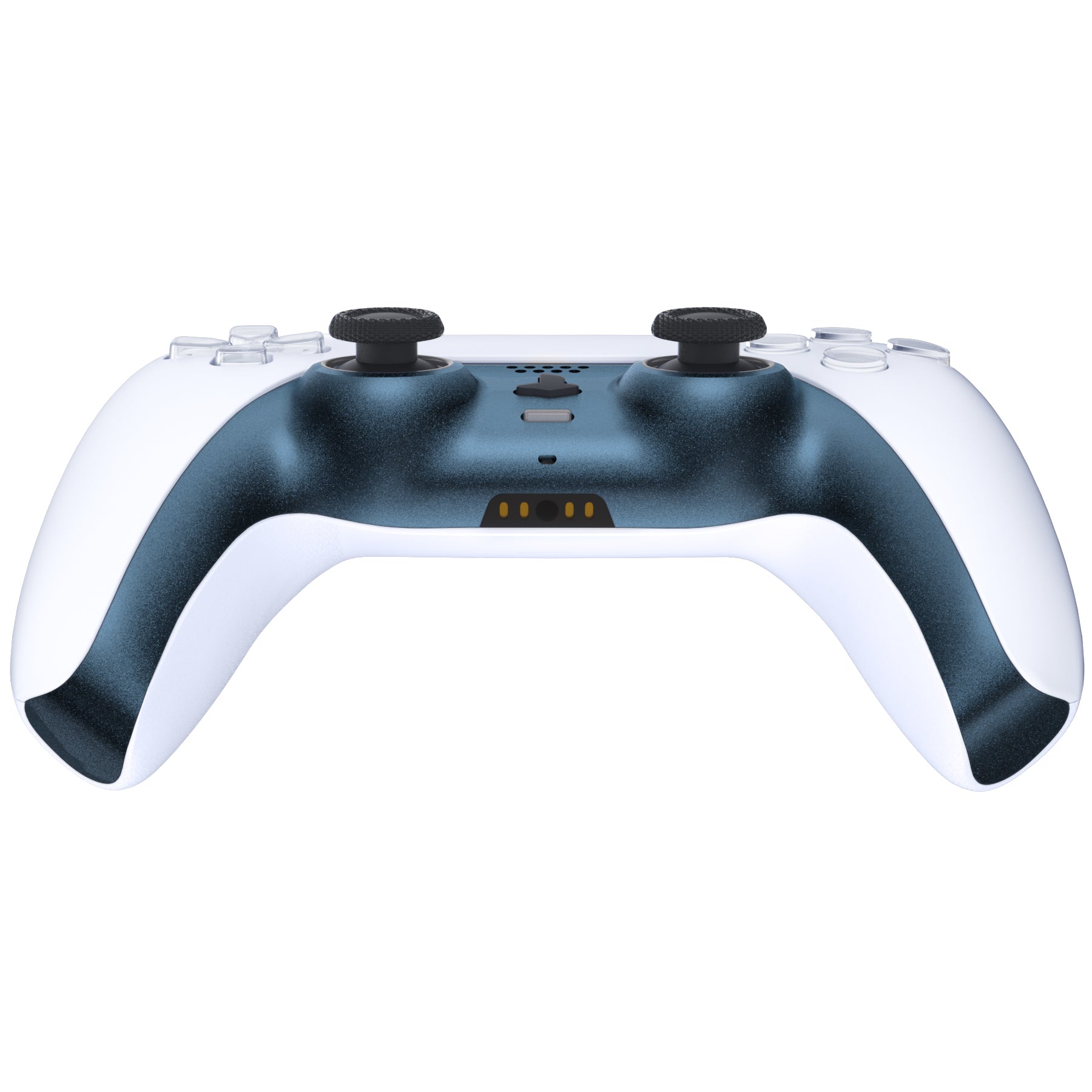 eXtremeRate Metallic Regal Blue PS5 Controller Cover - DIY Replacement Shell with Custom Plates & Accent Rings | Compatible with PlayStation 5 Controller | Gaming Accessory for Customization & Protection
