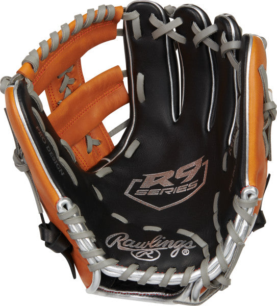 Rawlings R9 Youth ContoUR R9110U 19BT 11-Inch Baseball Glove for Kids - Perfect for Little League, Practice, and Youth Baseball Games