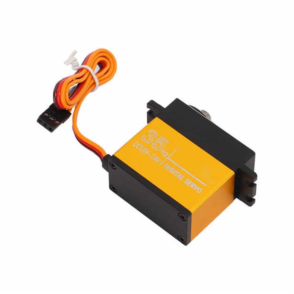 LYunce High Torque Stainless Gear Digital Servo - Coreless Motor for 1/10 RC Cars & Boats - Waterproof & Precise Control for Racing, Crawling & Marine Applications