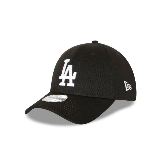 New Era Los Angeles Dodgers Black 9FORTY Adjustable Snapback Hat - Official MLB Baseball Cap for Men & Women - Perfect for Games, Streetwear & Sports Fan Gifts
