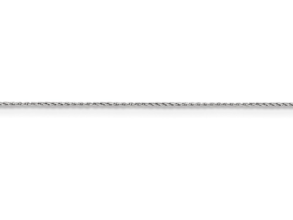 14K White Gold 0.8mm Baby Parisian Wheat Chain Necklace for Women - Dainty Delicate Jewelry Gift for Her - Perfect for Everyday Wear, Layering & Special Occasions