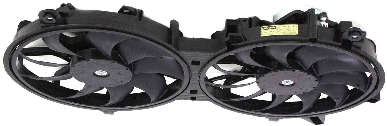 Nissan 370Z Radiator Fan Assembly with Controller (2009-2020) - Infiniti Q60 Cooling Fan Replacement (2014-2015) - Includes Control Module - Perfect for Automatic & Manual Transmission Repair & Maintenance