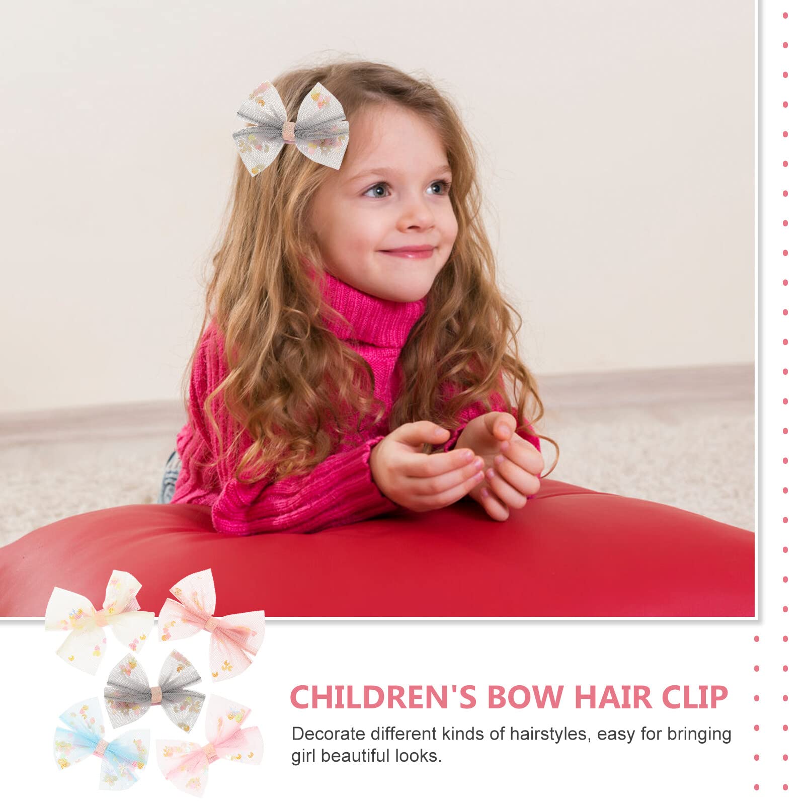 15pcs Baby Hair Clips for Girls - Cute Toddler Hair Bows for Party & Daily Use