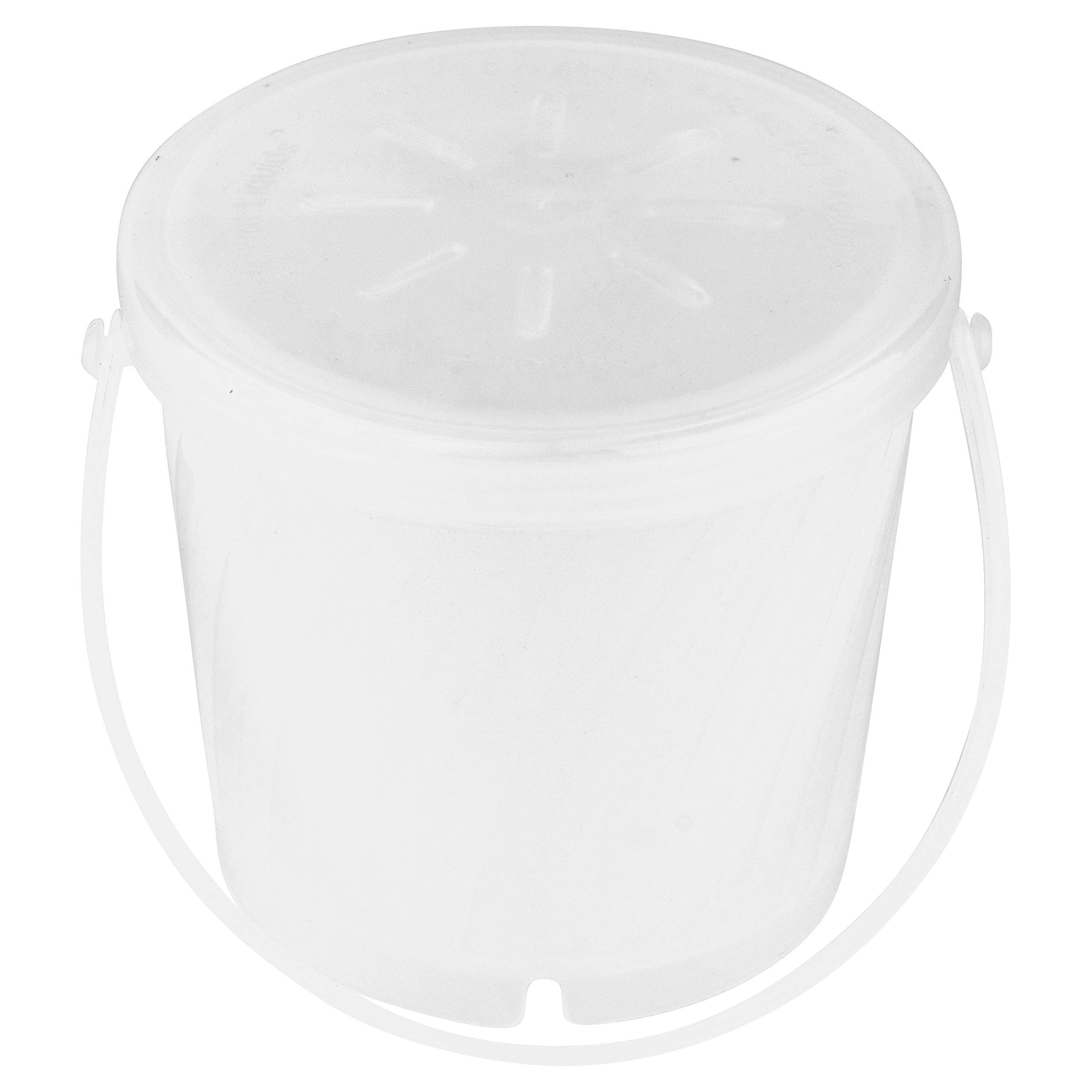 GET EC-13-1-CL 16oz Clear Plastic Take-Out Soup Containers with Lids (12-Pack) - Perfect for Restaurants, Catering & Food Delivery Services