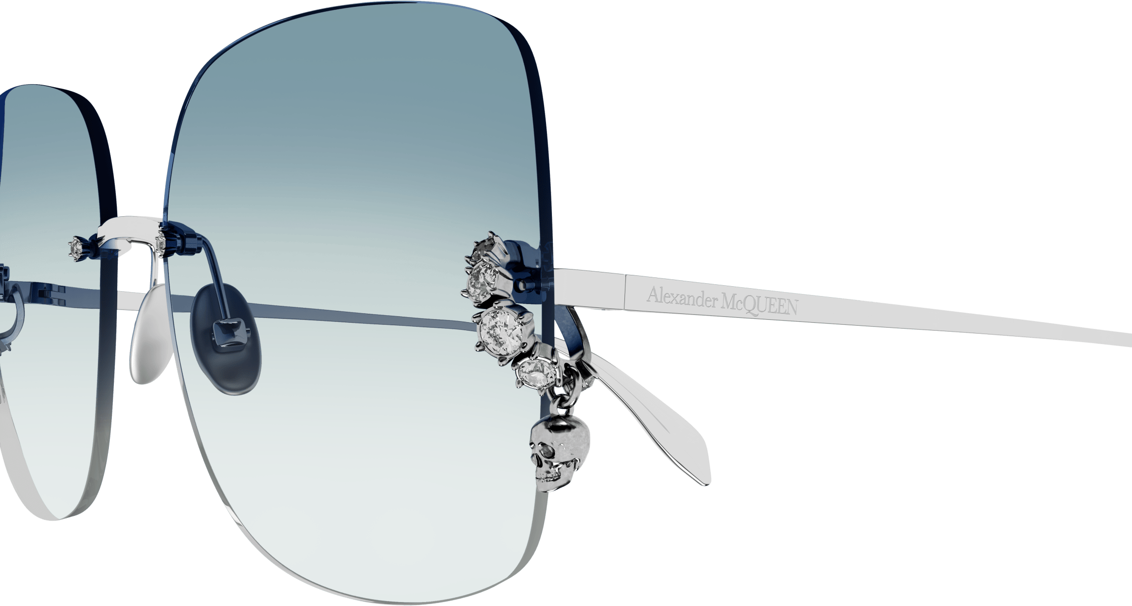 Alexander McQueen AM0390S Sunglasses - Luxury Designer Shades for Men & Women | Perfect for Outdoor Activities, Travel & Fashion Statements