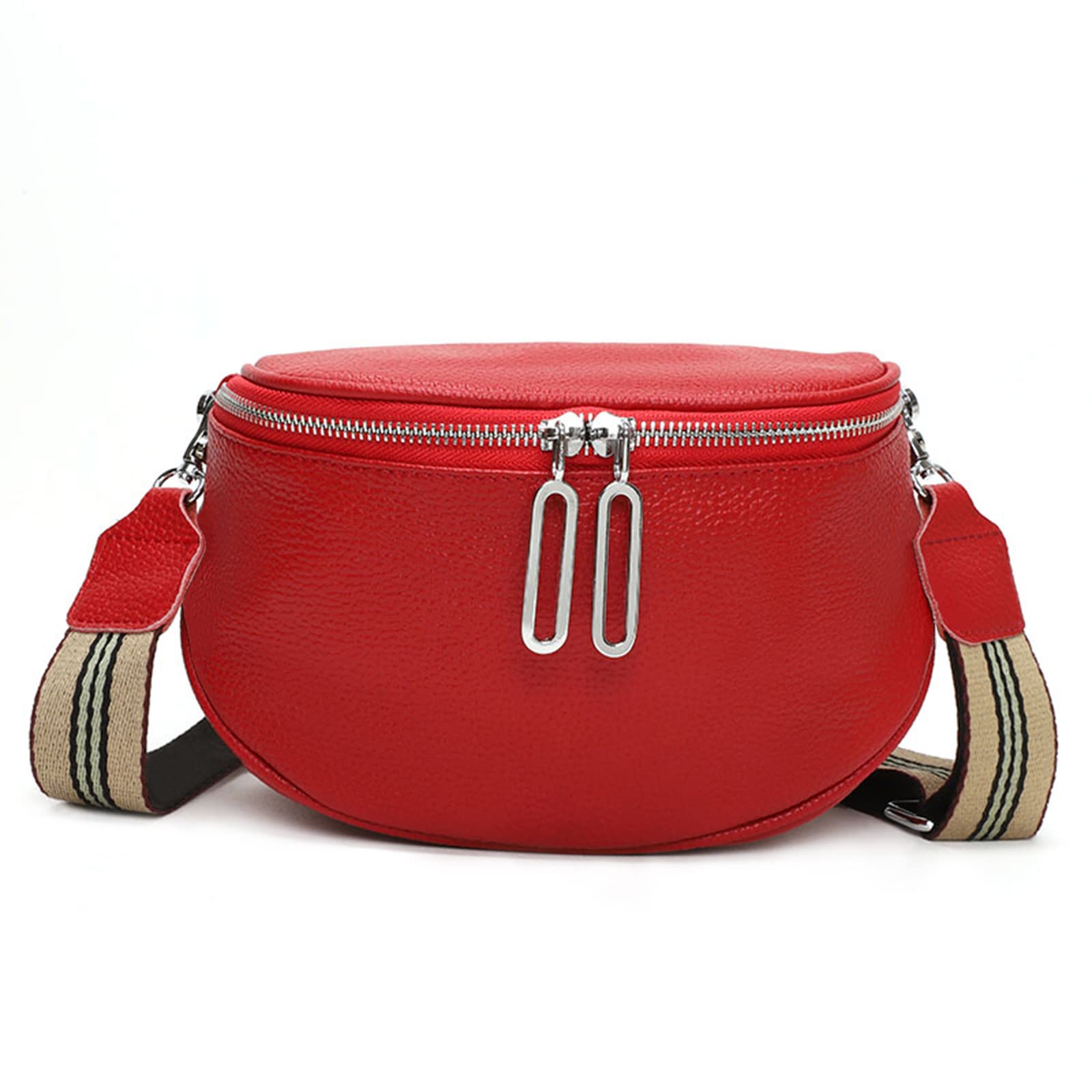 FORRICA Women's Genuine Leather Crossbody Bag - Small Shoulder Purse, Cowhide Sling Chest Bag for Women | Perfect for Work, Travel & Everyday Use