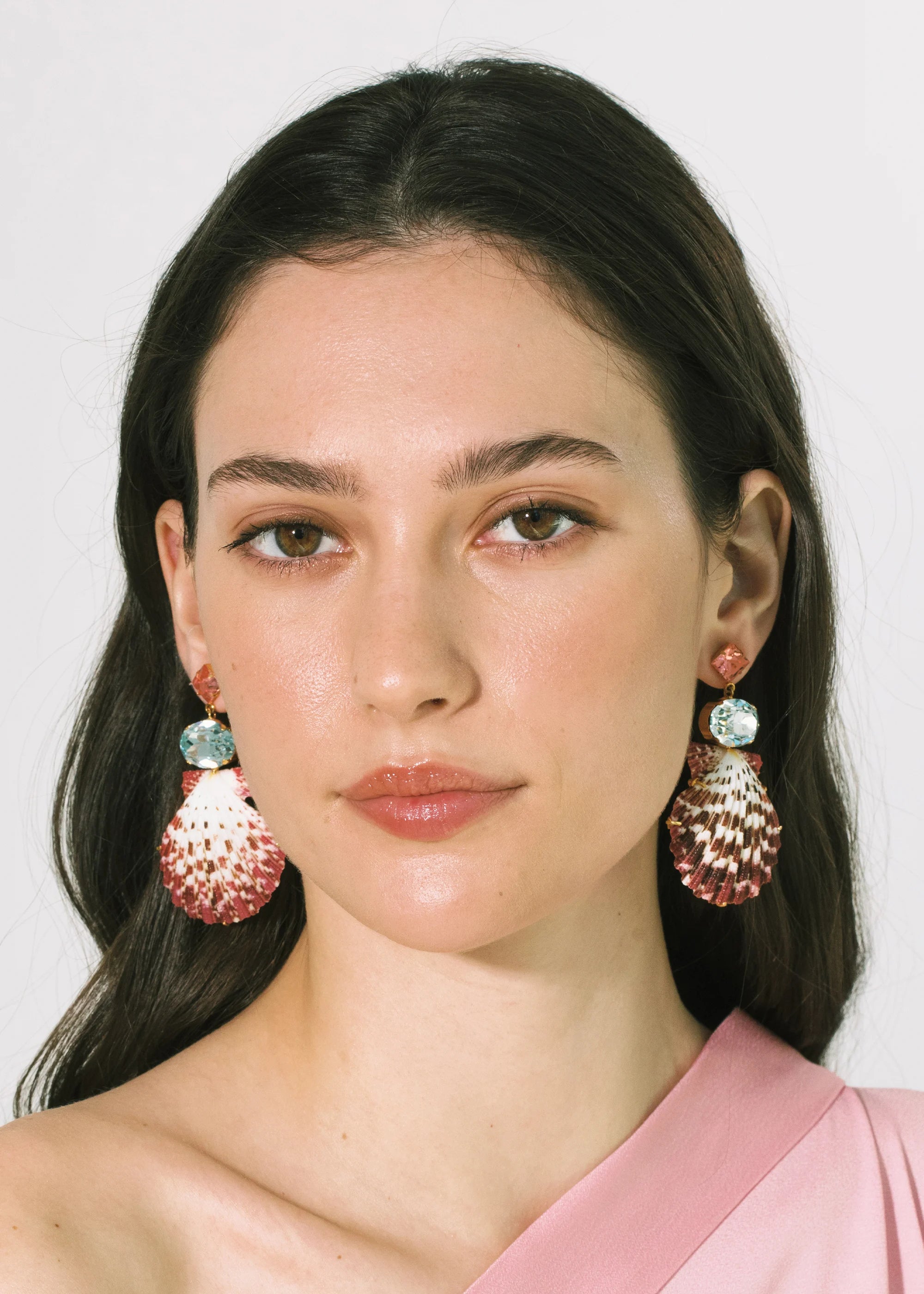 Aegean Sunset Earrings - Handmade Boho Dangle Earrings for Women, Gold & Blue Statement Jewelry - Perfect for Beach Vacations, Summer Parties & Boho Fashion
