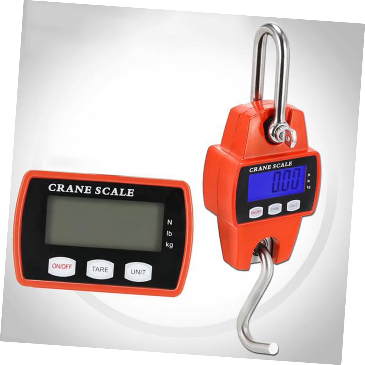 GLEAVI Heavy Duty Digital Hanging Crane Scale - 500lb Capacity Industrial Fishing Weighing Tool with LCD Display | Perfect for Commercial Fishing, Warehouse Logistics & Outdoor Hunting