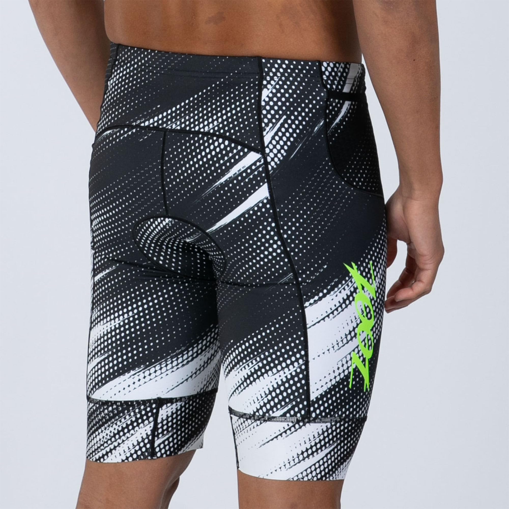 Zoot Men’s LTD 9-Inch Triathlon Shorts - Quick Dry UPF 50+ Swim Bike Run Cycling Shorts with Padded Liner for Endurance Training & Triathlon Competitions | Perfect for Triathletes, Cyclists and Outdoor Sports Enthusiasts