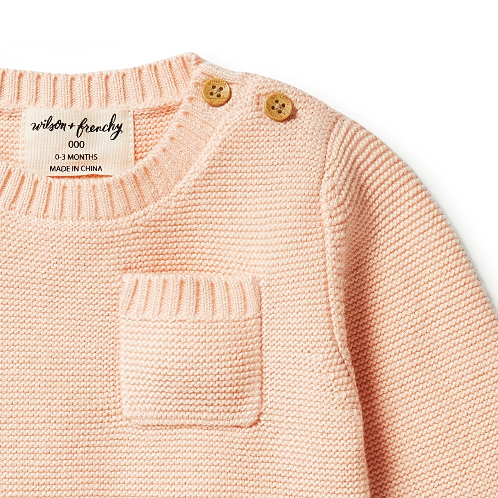 Cozy Knitted Pocket Sweater for Women - Soft Winter Pullover with Kangaroo Pouch - Perfect for Casual Outfits, Office Wear & Holiday Gatherings