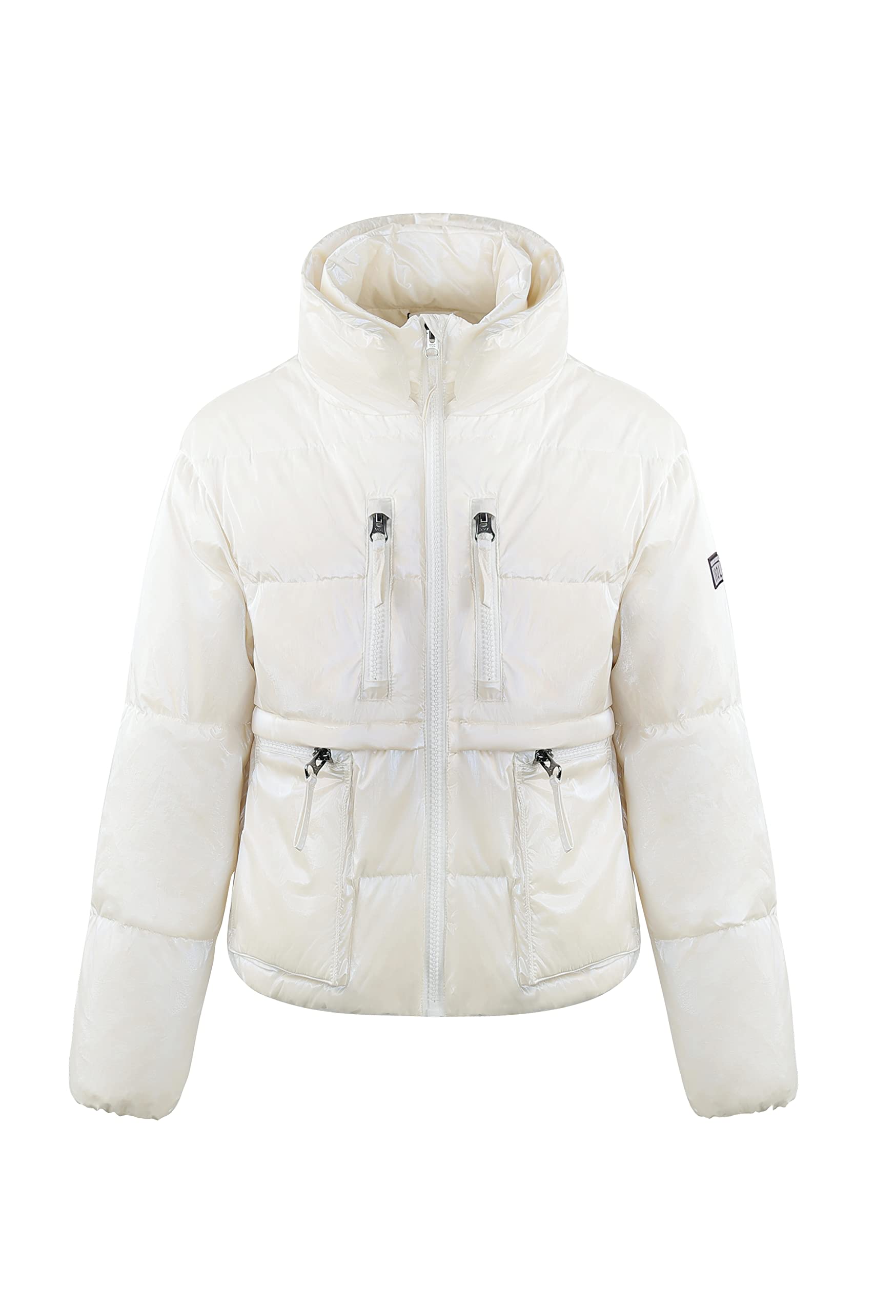 Orolay Women's Short Puff Down Jacket - Stand Collar Winter Coat with Full Zip | Warm & Stylish Outerwear for Cold Weather, Commuting & Outdoor Activities