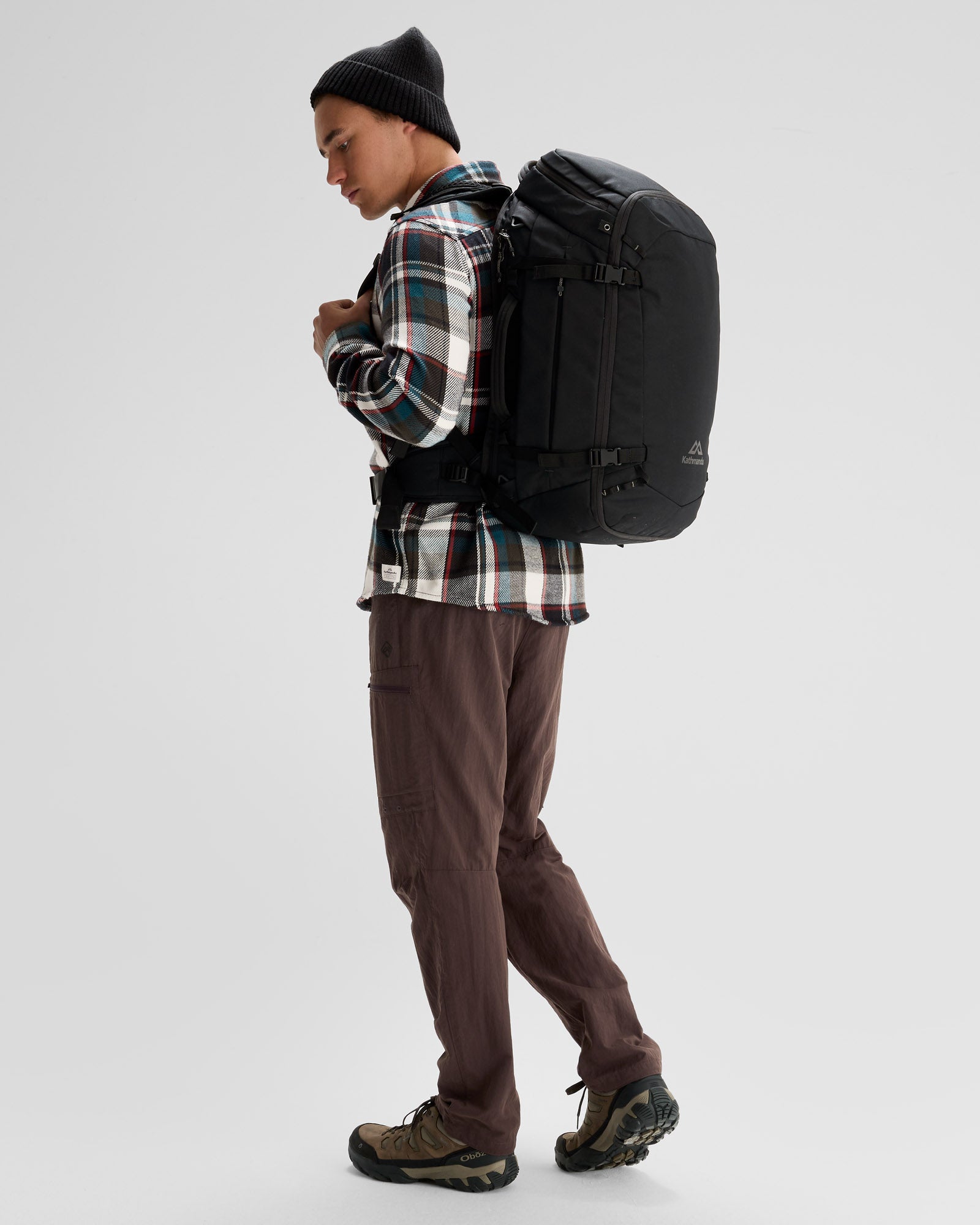 Litehaul Carry On V3 38L Black Stingray Luggage - Lightweight Durable Travel Suitcase for Airplane Carry-On, Business Trips & Weekend Getaways