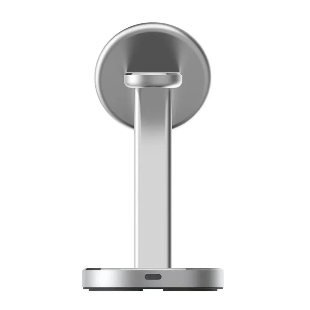 NexusEdge 3-in-1 Fast Wireless Charging Station for iPhone, AirPods & Apple Watch | Qi-Certified Multi-Device Charger | Perfect for Bedside, Office & Travel