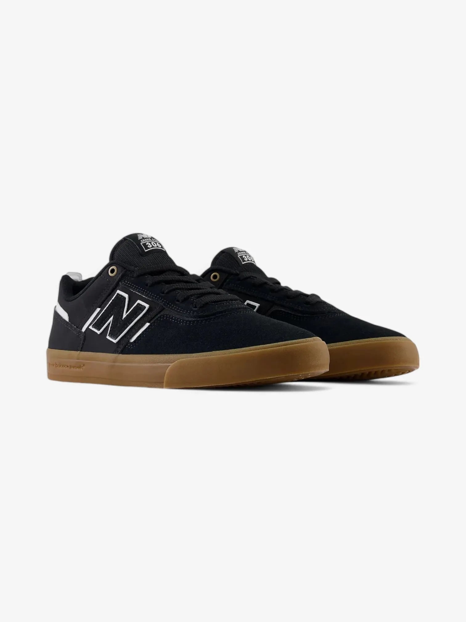New Balance Numeric 306 Jamie Foy Skate Shoes - Black/Brown Colorway - High-Performance Skateboarding Sneakers for Street & Park Skating