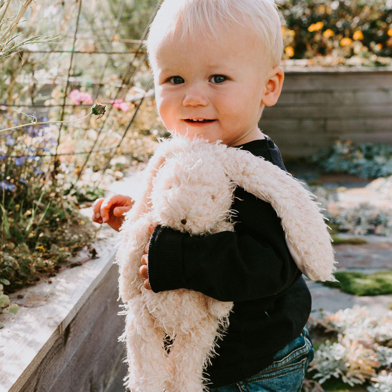 Harey the Bunny Rabbit - Soft Plush Stuffed Animal Toy for Kids, Cute Easter Gift & Nursery Decor - Perfect for Cuddling, Playtime, and Baby Showers